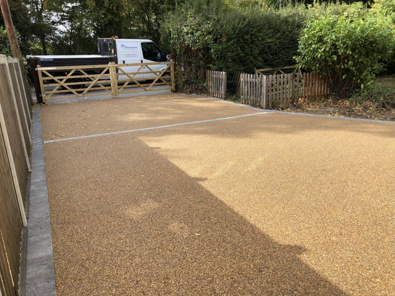 Resin bound driveway surface installed in Essex