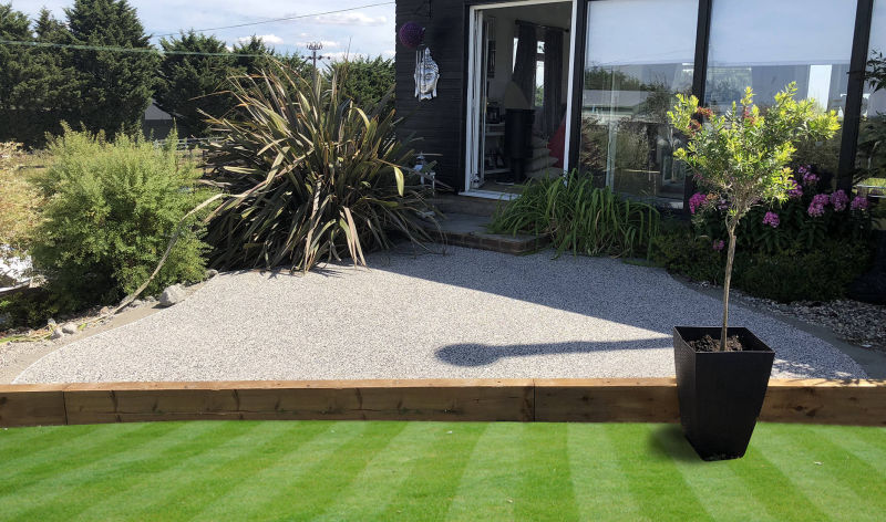 Ronacrete resin bound driveway surface installed in Essex