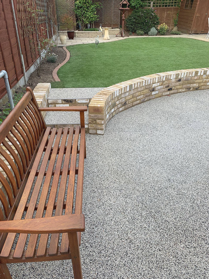 Garden landscaping in Essex