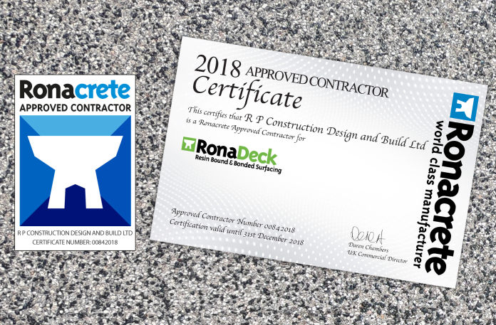 Ronactrete approved contractor